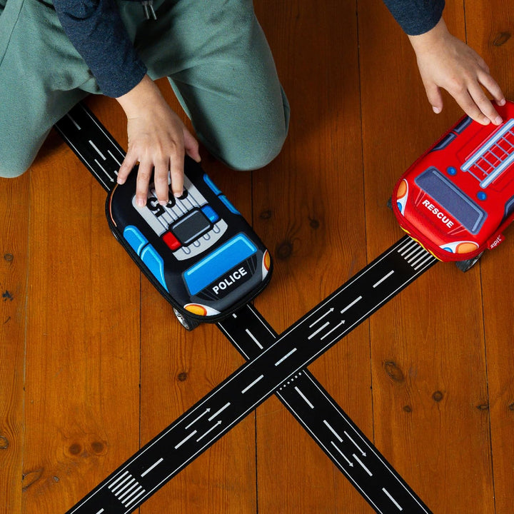 ZIPIT Federmäppchen mit Feuerwehrauto für Jungen, Grosses Mäppchen für die Schule, Etui für Kinder,