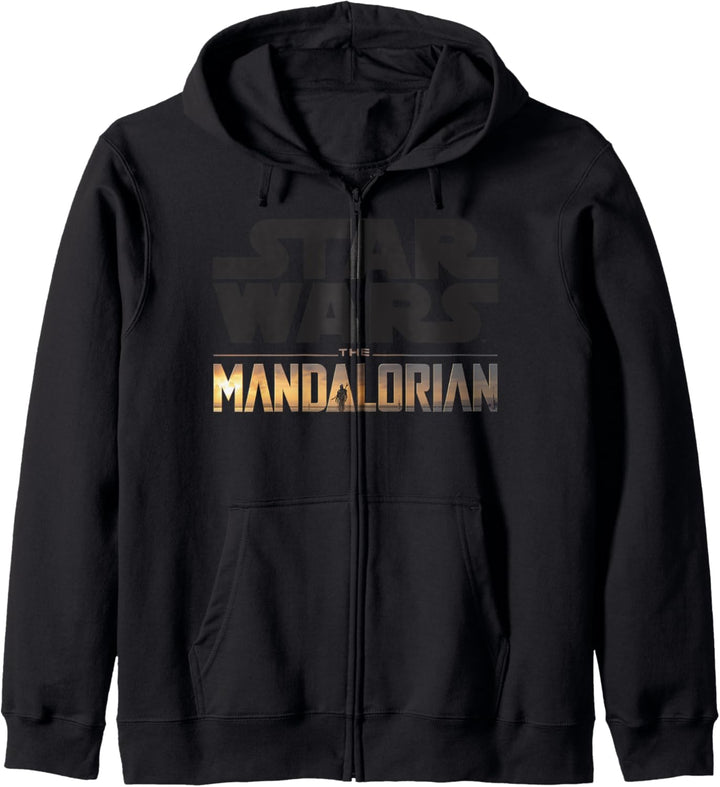 Star Wars The Mandalorian Show Logo Stack C2 Kapuzenjacke
