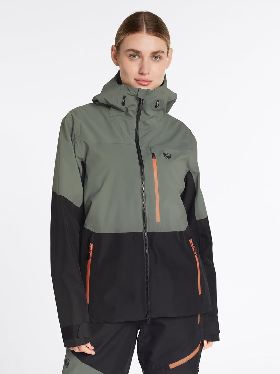 Ziener Damen Turis Ski-Jacke/Freeride | sympatex, PFC frei, Wolle (1er Pack) 34 Schwarz, 34 Schwarz