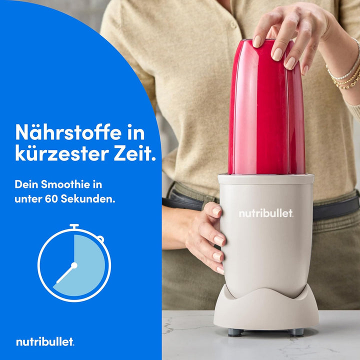Nutribullet Pro 900 Smoothie Maker, Multifunktions-, Obst- & Gemüsemixer, kompaktes Design, einfache