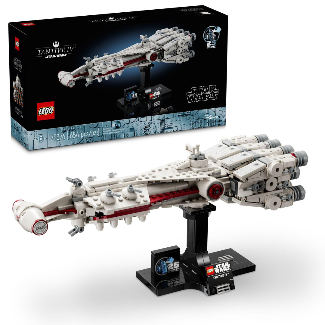 LEGO Star Wars: A New Hope Tantive IV, baubares Raumschiff Modell zum 25. Jubiläum, kreatives Bauset