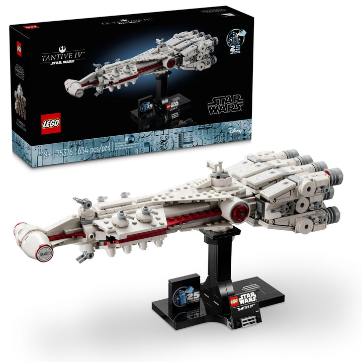 LEGO Star Wars: A New Hope Tantive IV, baubares Raumschiff Modell zum 25. Jubiläum, kreatives Bauset