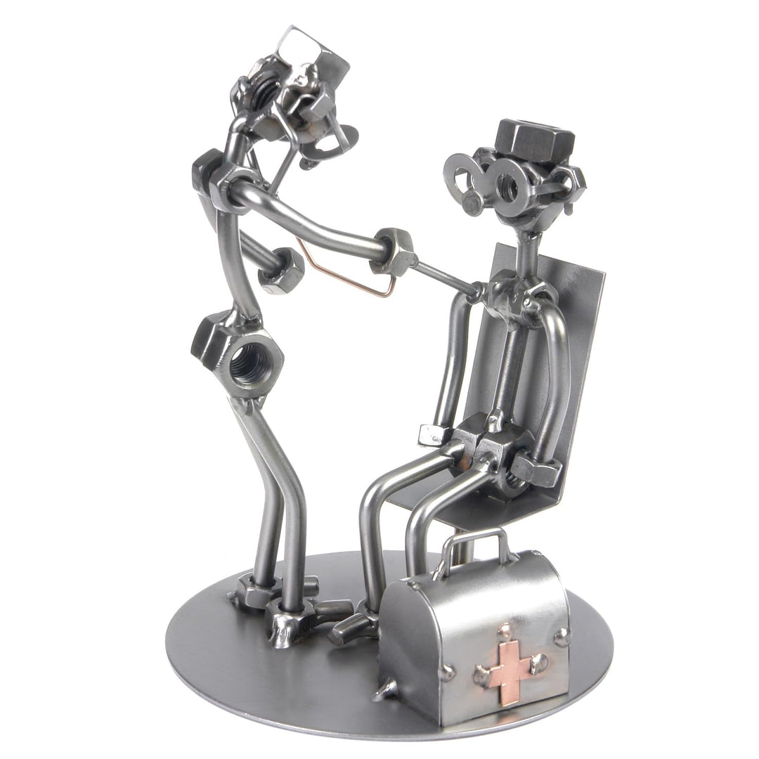 metalman24 Schraubenmännchen Arzt Doktor Allgemeinarzt I Handarbeit I Geschenkidee I Metallfigur I M