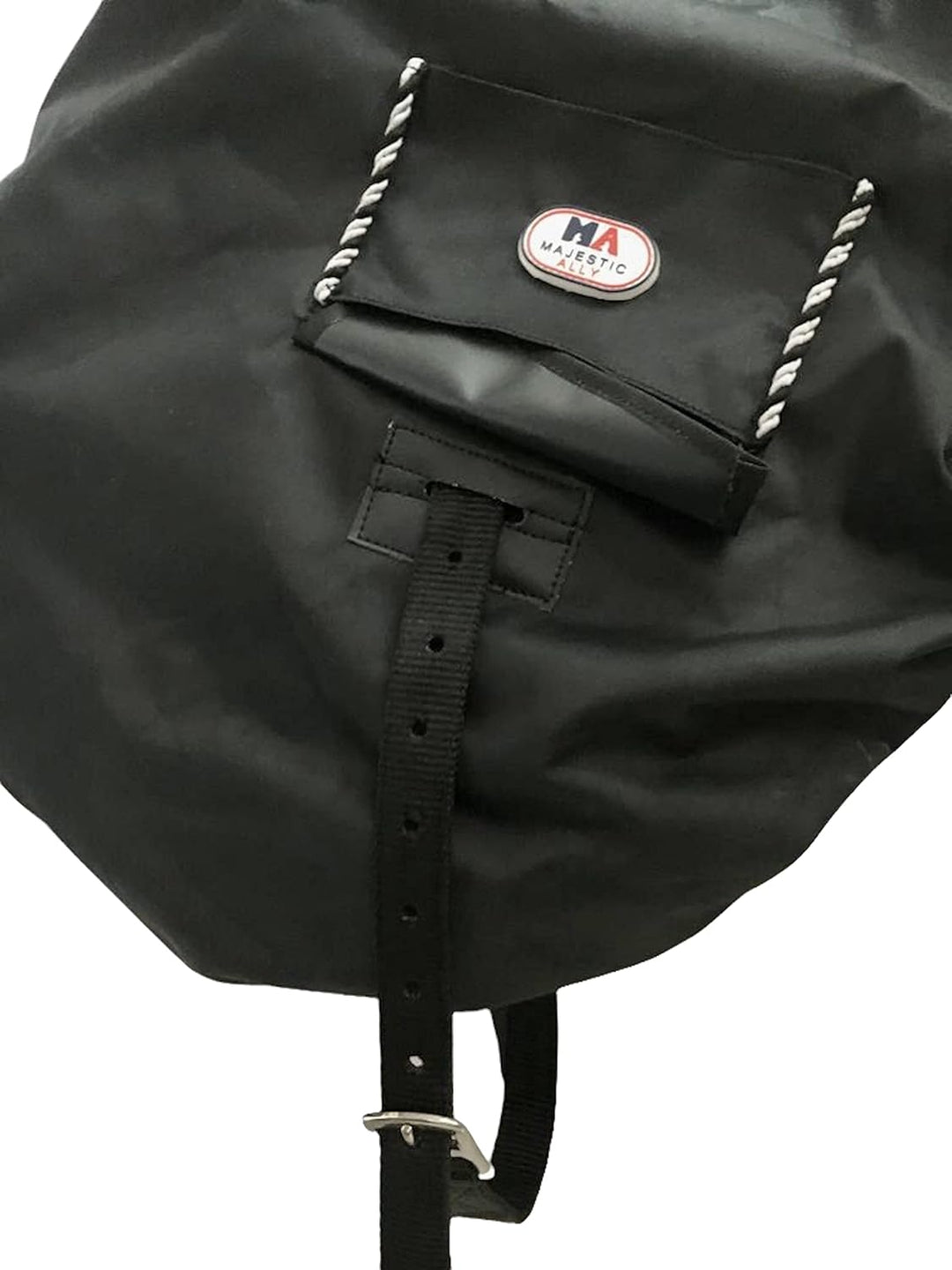 Majestic Ally Sattelbezug aus Nylon, wasserdicht, mit Fleece gefüttert, verschiedene Farben (schwarz