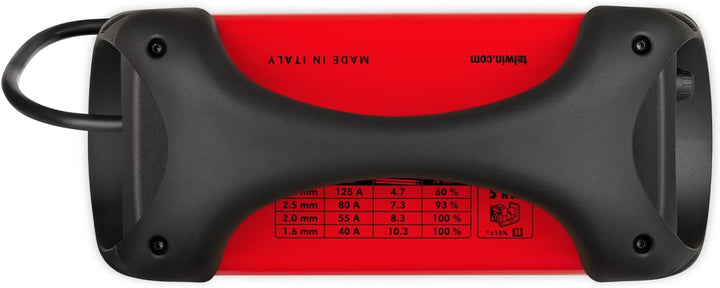 Telwin 815856 Force 145 Inverterschweissgerät für das Elektrodenschweissen Komplett mit Schweisszube