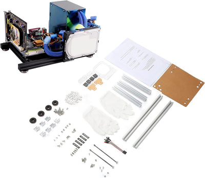 Dpofirs ITX Computer Open Case Bracket, Mini ITX PC Test Bench Open Air Frame Overclock Case Compute