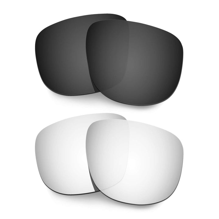 HKUCO Verstärken Ersatz-Brillengläser für Oakley Holbrook R OO9377 Schwarz/Titan Sonnenbrille