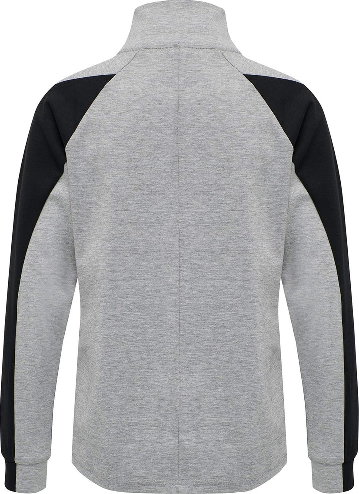 hummel Hmlessi Zip Jacket Damen Yoga Reissverschlussjacke XS GREY MELANGE, XS GREY MELANGE