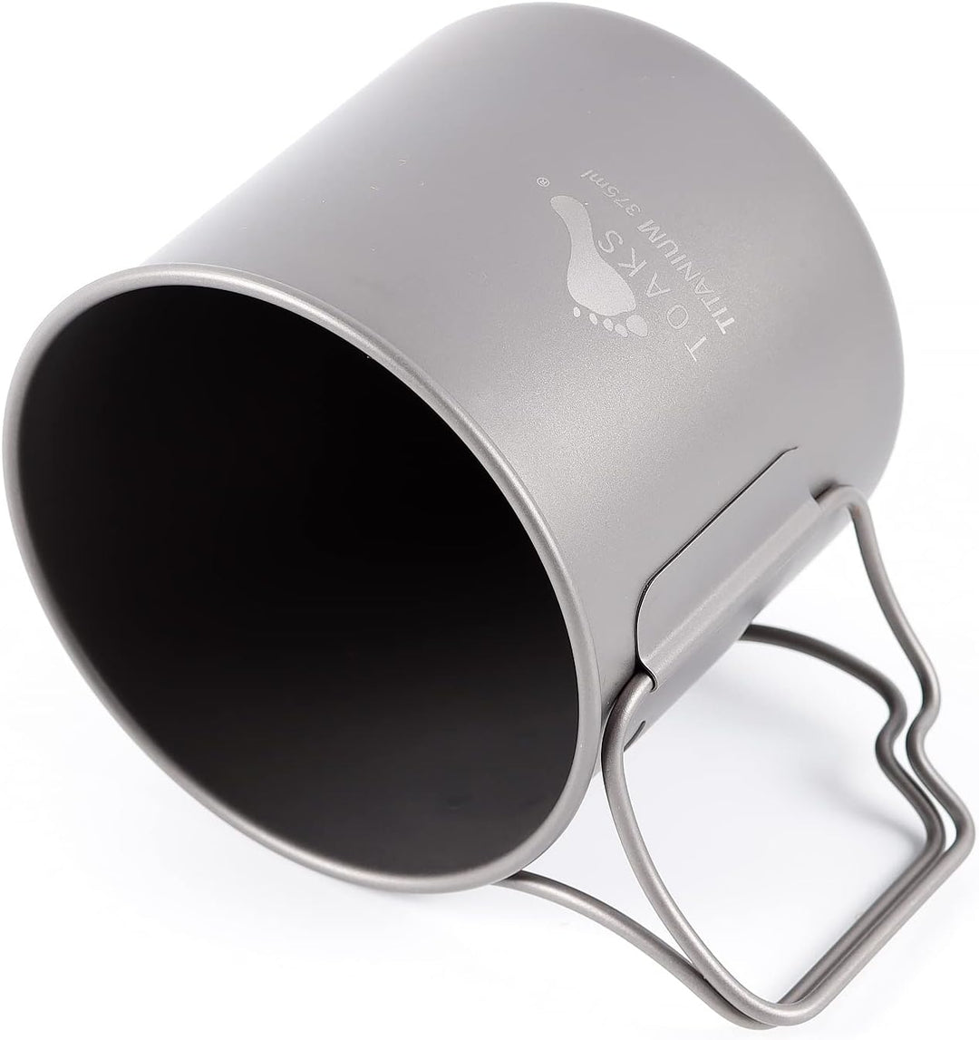 TOAKS Titan Tasse Camping Becher Rucksackreisen Topf Outdoor Picknick Wandern Titanium Geschirr (375