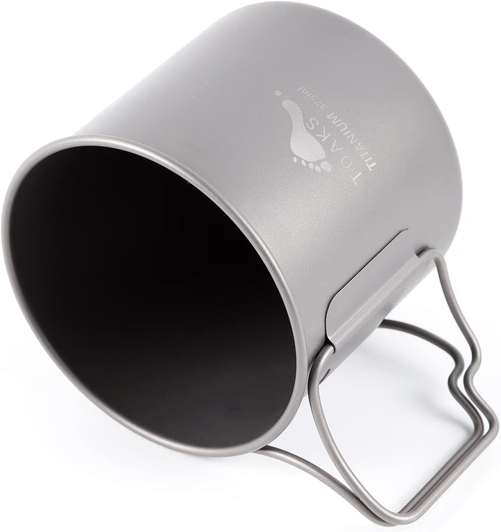 TOAKS Titan Tasse Camping Becher Rucksackreisen Topf Outdoor Picknick Wandern Titanium Geschirr (375