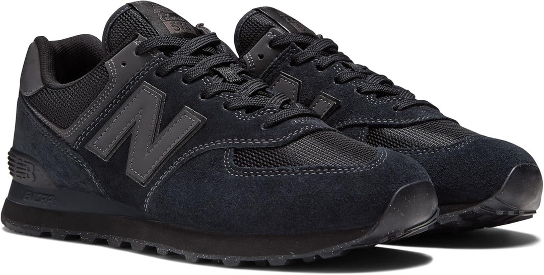 New Balance Herren 574 Sneaker 37.5 EU Triple Black, 37.5 EU Triple Black