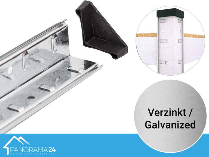 Panorama24 Lagerregal verzinkt belastbar bis 350kg - Masse: 180 x 75 x 30 cm, Regal Kellerregal Stec