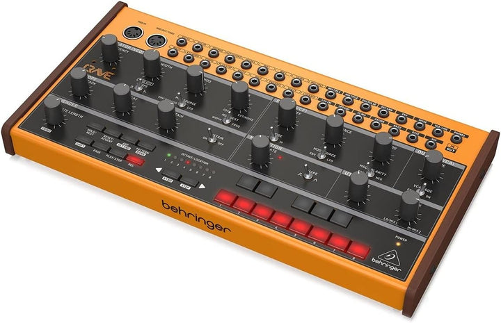 Behringer CRAVE Analog Synthesizer Analog Semi-Modular Synthesizer with 3340 VCO, Classic Ladder Fil