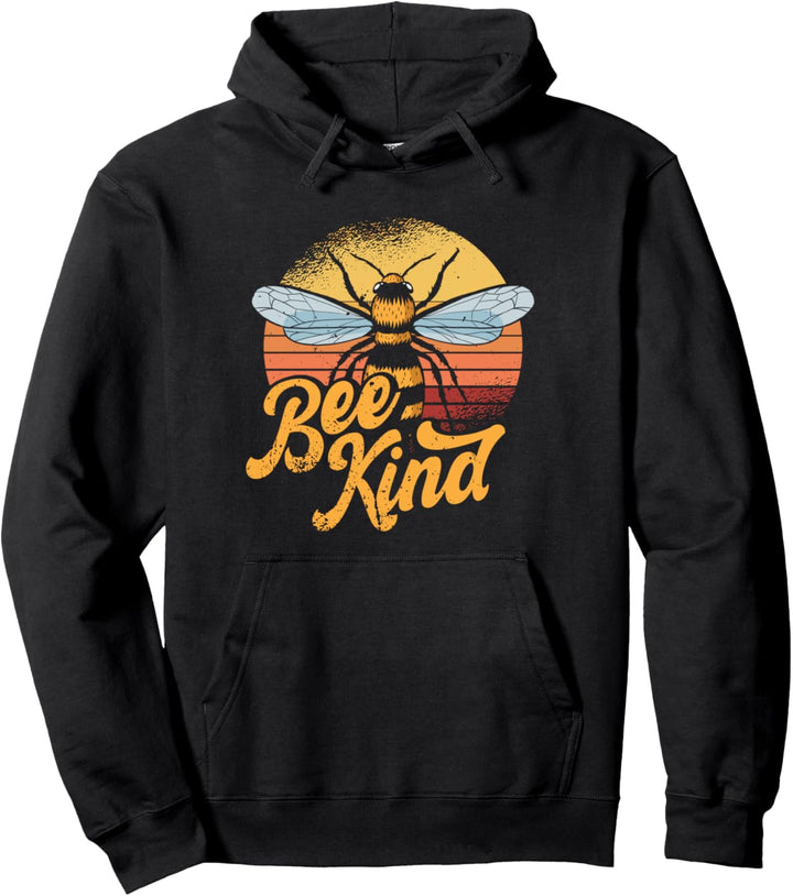 BEE KIND | Retro Imker Bienenzucht Imkerei Bienen Wortspiel Pullover Hoodie