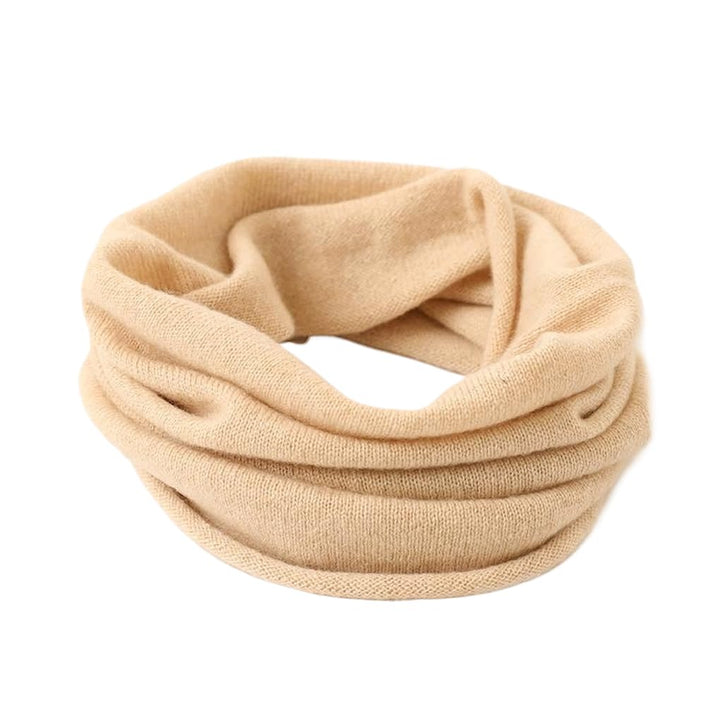 Prettystern Damen Herren Kaschmir Loop Schal warm Cashmere Rundschal Strick-schal Rund-Halstuch Wint