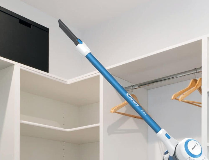 CANDY CVIVA CVIVA20, Besensauger, weiss/blau