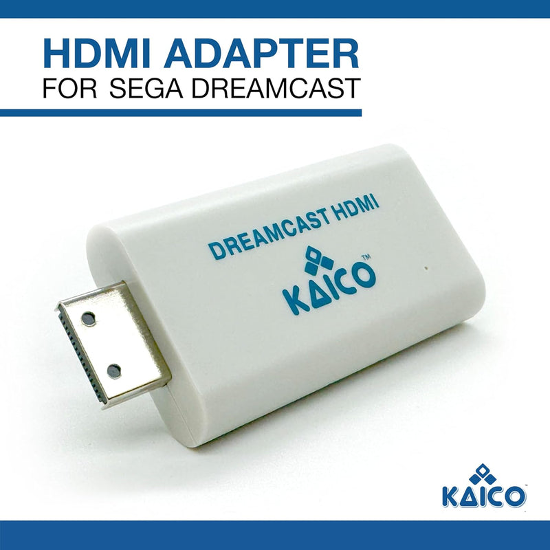 Kaico Sega Converter für Dreamcast auf HDMI - Plug & Play SEGA HDMI Adapter für Sega Dreamcast von K