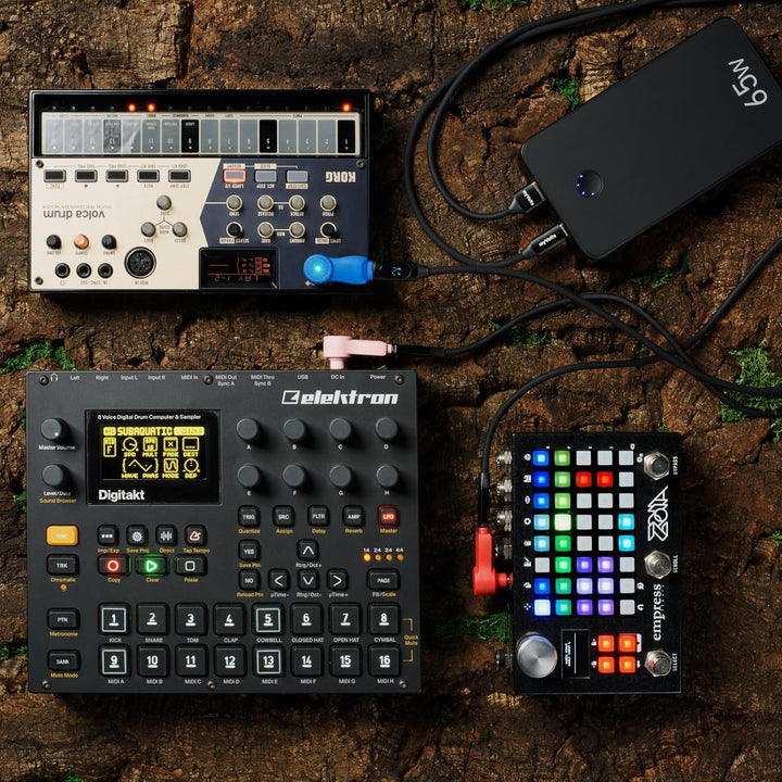 myVolts Step-Up USB-C auf 12V DC Power Tip, kompatibel mit Erika Synths Matrix Mixer Desktop Patch M