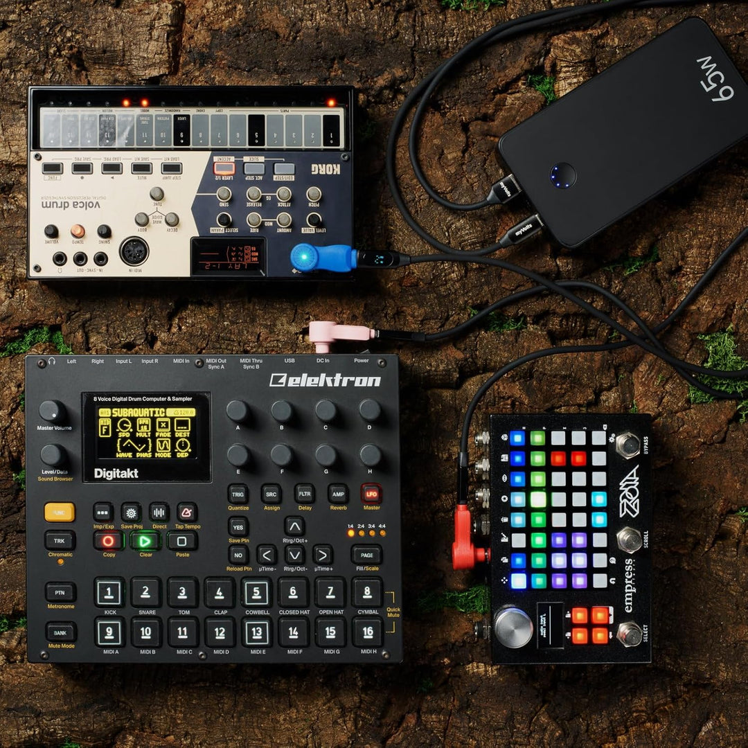 myVolts Step-Up USB-C auf 19V DC Power Tip, kompatibel mit Denon DJ Prime GO+ DJ Controller