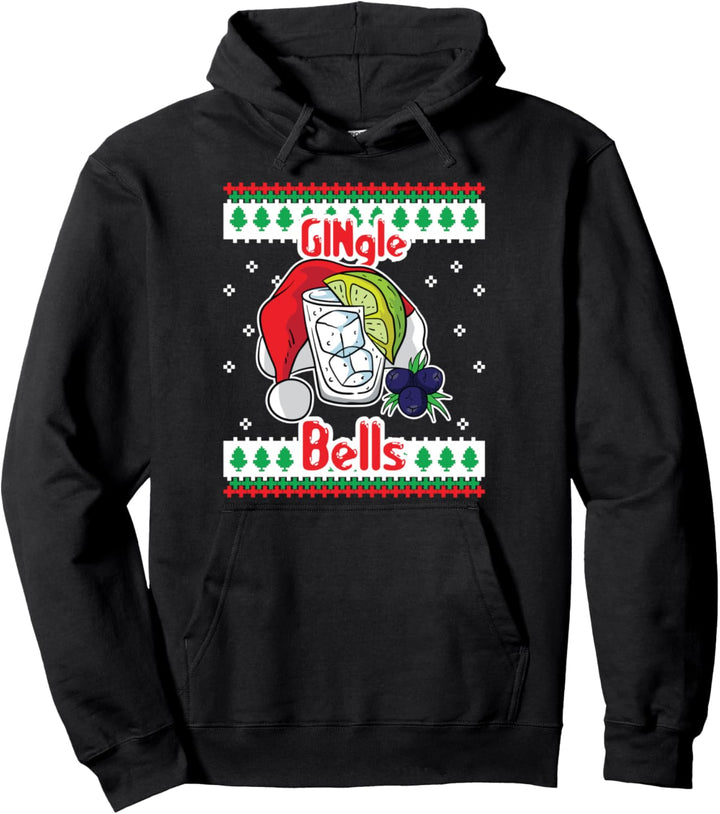 Beginliche Weihnachten GINgle Bells Gin Tonic Weihnachten Pullover Hoodie