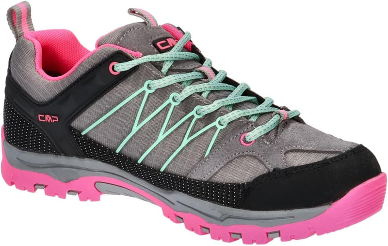 CMP Unisex Kinder Rigel Low Shoe Wp Trekking-& Wanderhalbschuhe 41 EU Cemento Pink Fluo, 41 EU Cemen