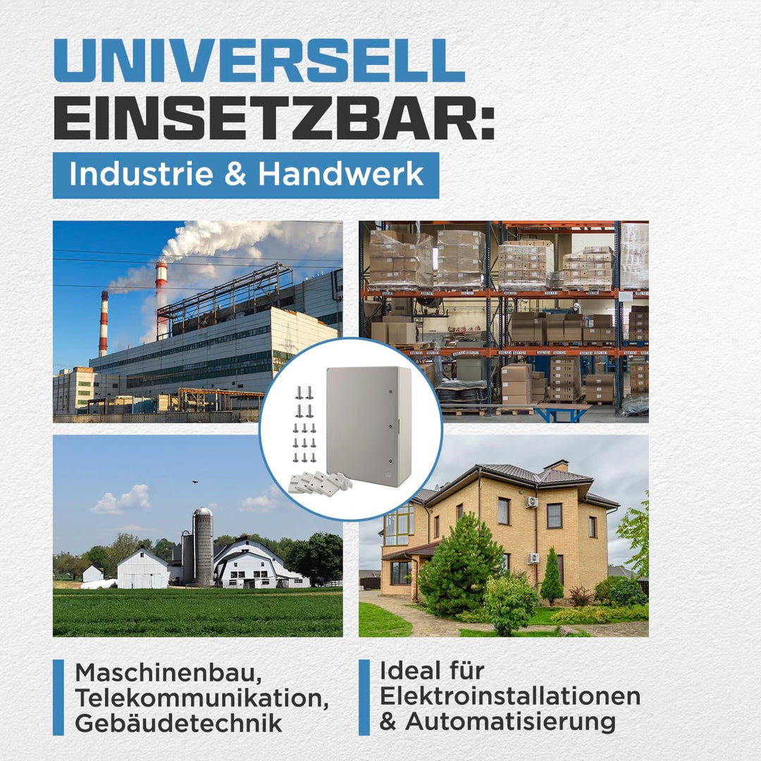 BOXEXPERT Verteilerkasten aussen IP65 ABS Kunststoff 700x500x250mm Serie Fleet wasserdicht Schaltsch