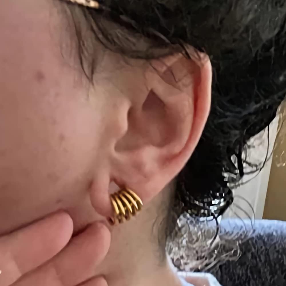 Ohr Gewichte Flesh Tunnel Plug Hangers Ringe Hoop Edelstahl für Gestreckte Expander Ohrpiercing 6mm