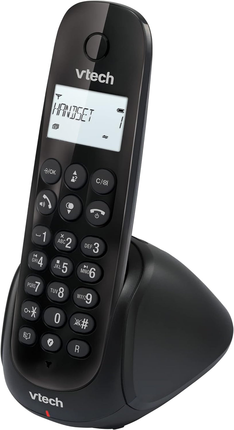 VTech CS1450 DECT Schnurloses Telefon mit Anrufbeantworter, Freisprecheinrichtung, Anrufersperre, An