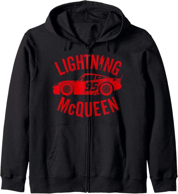 Disney Pixar Cars Lightning McQueen Vintage Kapuzenjacke