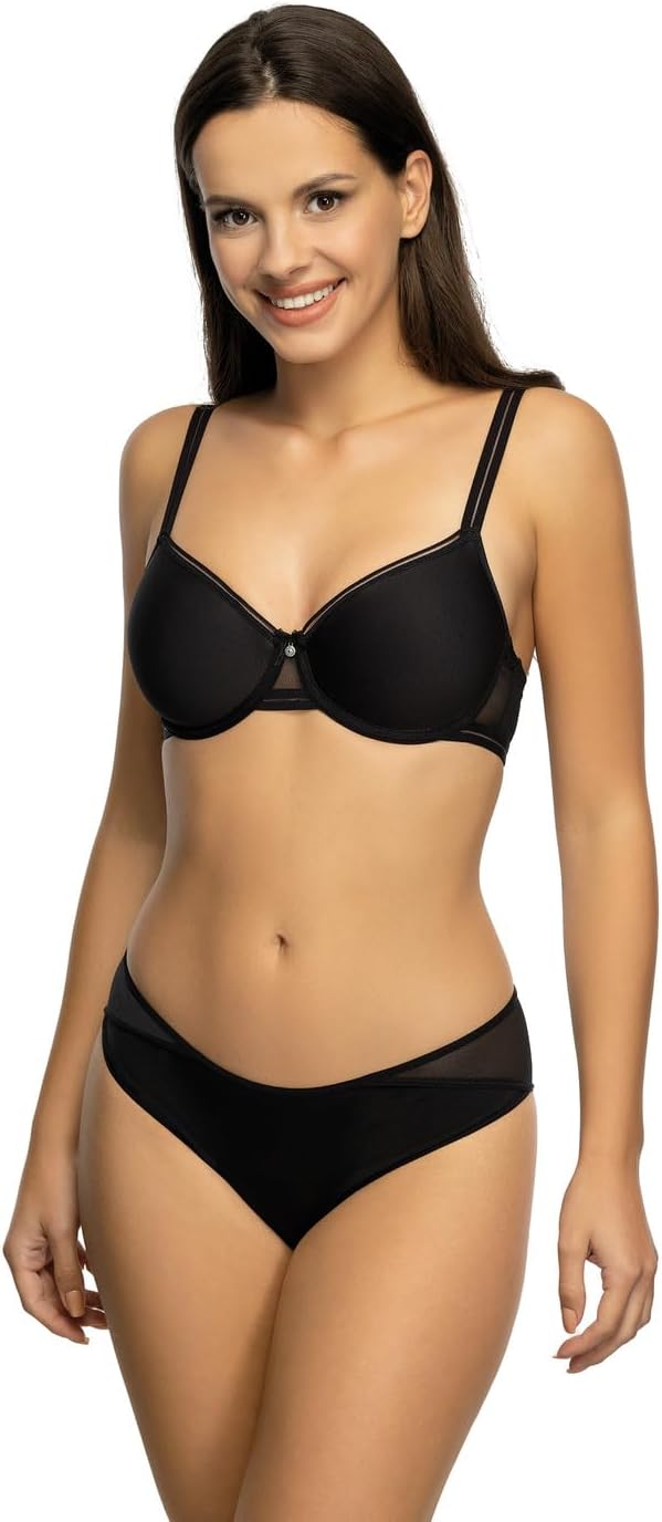 VIANIA! Bügel-BH 231400 Vanessa mit gemoldeten Spacercups T-Shirt-BH grosse Grössen Farben Weiss/Sch