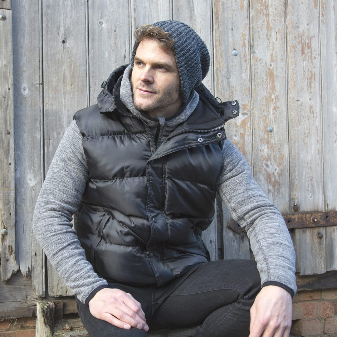 Result Herren R223x Core Nova Lux Gepolsterte Weste 3XL Navy, 3XL Navy