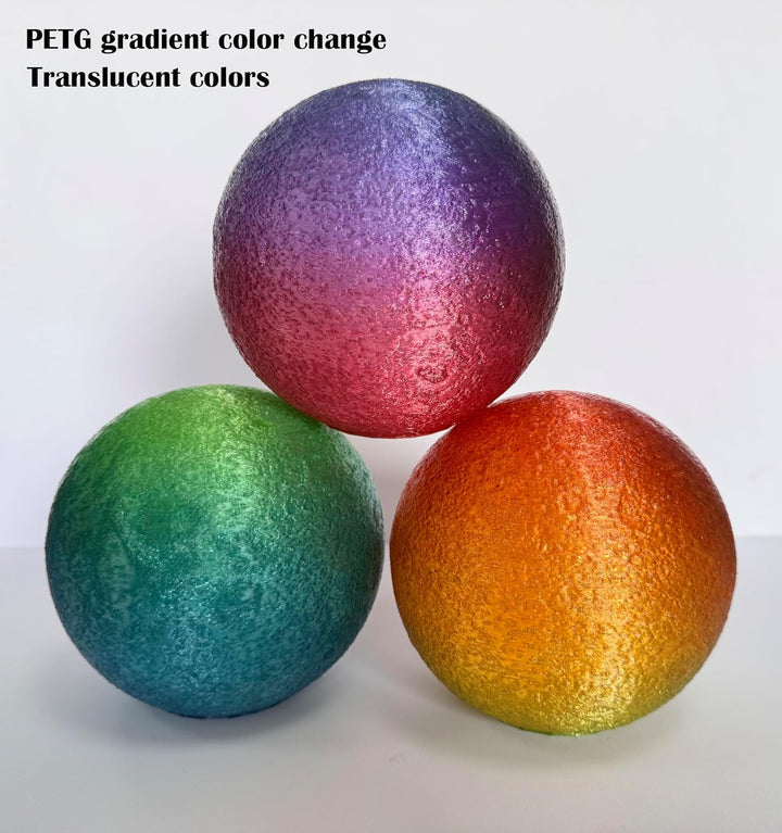 Stronghero3D PETG 3D Drucker Filament 1.75mm Mehrfarbig Translucent Regenbogen 1kg Genauigkeit +/- 0