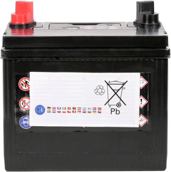 Electronicx Premium Rasentraktor Batterie 12V 30Ah Aufsitzrasenmäher Akku Rasenmäher Pluspol Rechts,