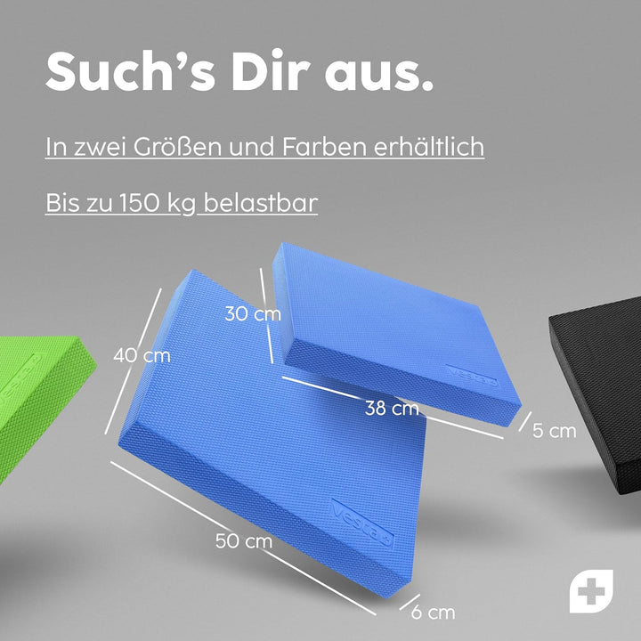 Vesta+ Balance Pad XXL + APP, Wackelpad und Gleichgewichtskissen - Balance Pad Physiotherapie für da