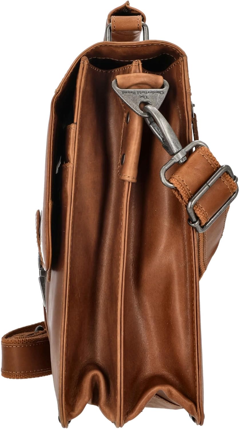 The Chesterfield Brand Stuttgart - Aktentasche 14" 38 cm Cognac, Cognac