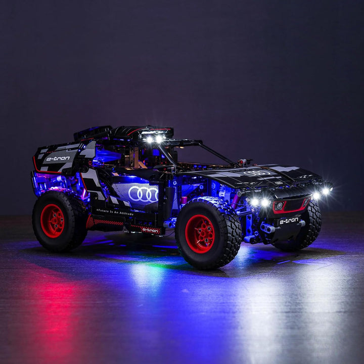 Fernbedienung Licht-Kit für Lego Audi RS Q e-tron (Kein Lego-Modell), Led Beleuchtungs Set für Lego