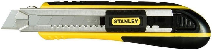 Stanley FatMax Cutter (mit Magazin, 18 mm Klingenbreite, 180 mm Länge) & Abbrechklingen (18 mm, gera