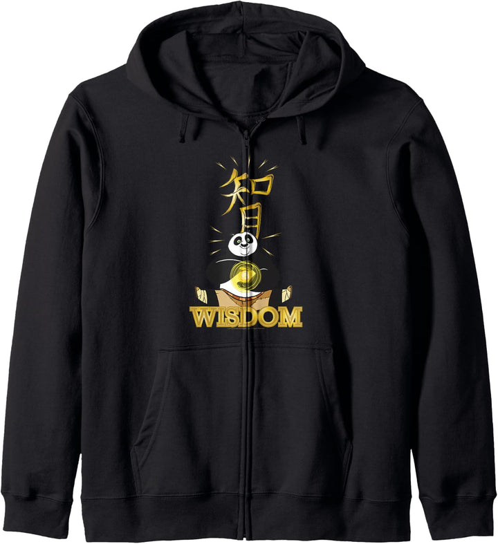 Kung Fu Panda Wisdom Po Calligraphy Portrait Kapuzenjacke