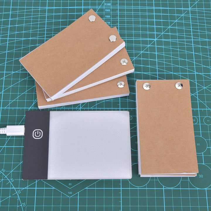 Yosoo Health Gear Flip Book Light Pad, A6 USB LED Tracing Board für Zeichen- und Animationskunstbeda