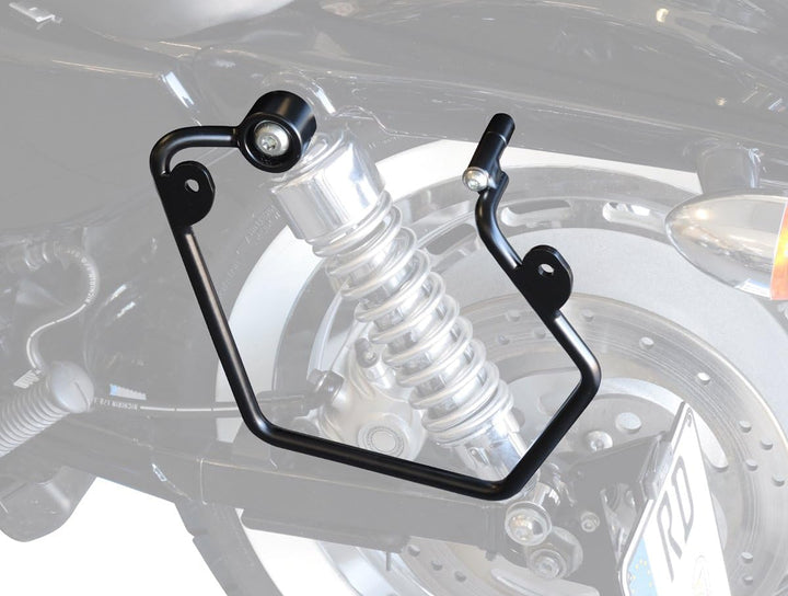 Satteltaschenhalterung Sportster Modelle (1995-2015), ausser XR-Modelle linke Seite Buffalo Bag.