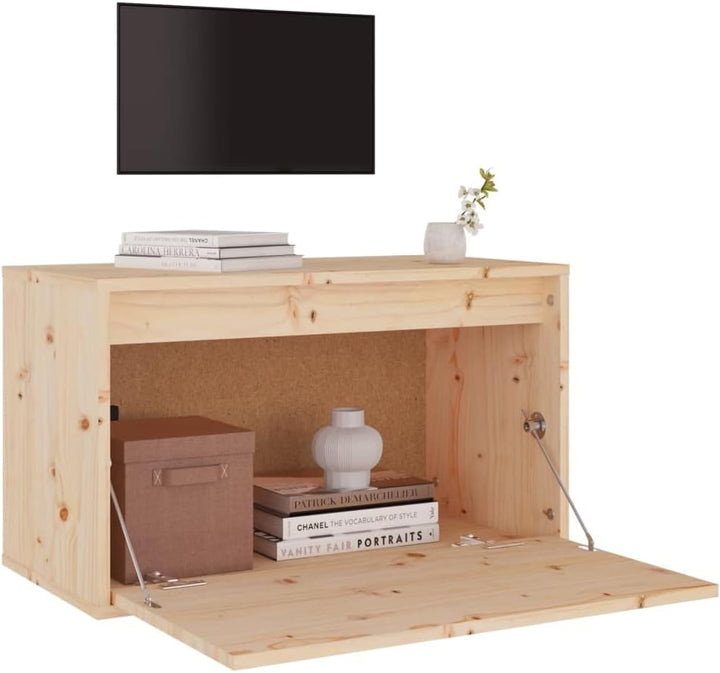 WIFESE 60x30x35 cm Wandschrank TV Schrank Hängeschrank Nachttische TV Board Hängende Nachtkommode fü