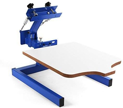 SDKEHUI Siebdruckmaschine 45x55cm Silk Screen Printing Machine 1 Farbe 1 Station Siebdruckmaschine D