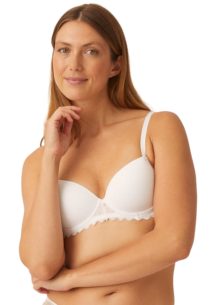 Naturana Damen Padded Underwired Bra Weiss 60, Wei&amp;