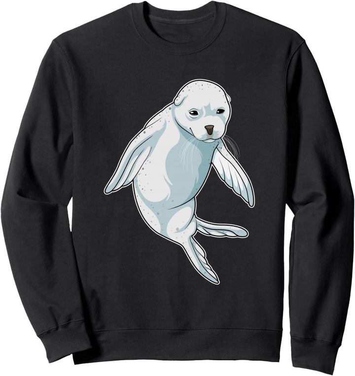 Seehund Schwimmen Sweatshirt