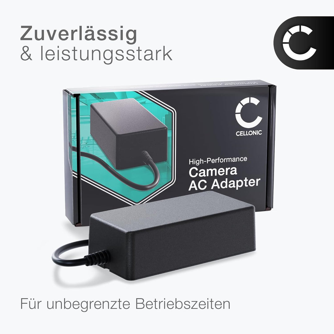 subtel® Netzteil DMW-AC8 + DMW-DCC12 für Panasonic Lumix DMC-GH3 DMC-GH4 DC-GH5 GH9 Kamera, Camcorde