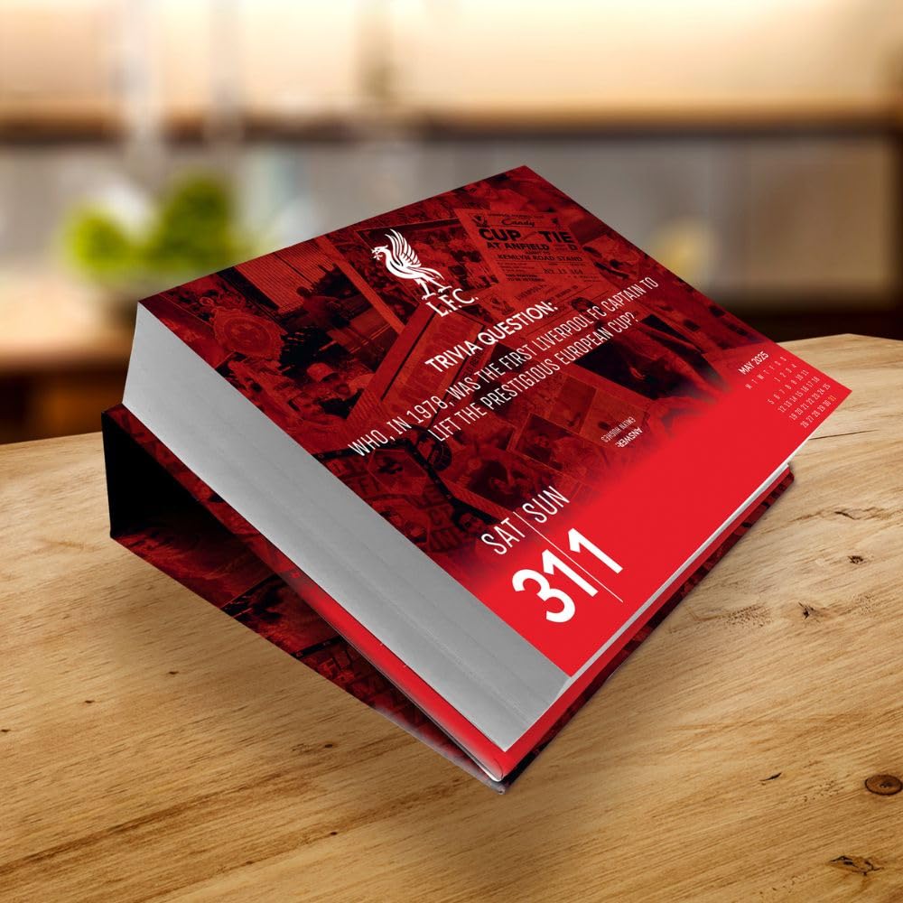 Liverpool FC 2025: Original Danilo-Tagesabreisskalender [Kalendar], Kalender