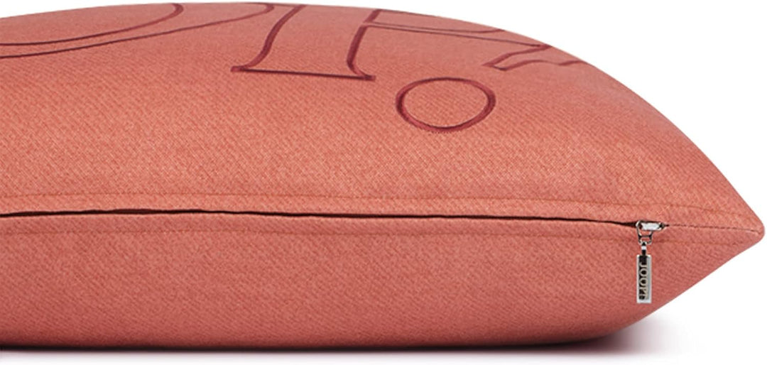 Joop! Living Zierkissenhülle ohne Füllung Statement Farbe orange Grösse 50x50cm verdeckter Reissvers