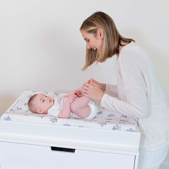 aden + anais Cotton Muslin Swaddle - 2 Packquadrate | Grosse Empfangsdecken für Mädchen & Jungen | I