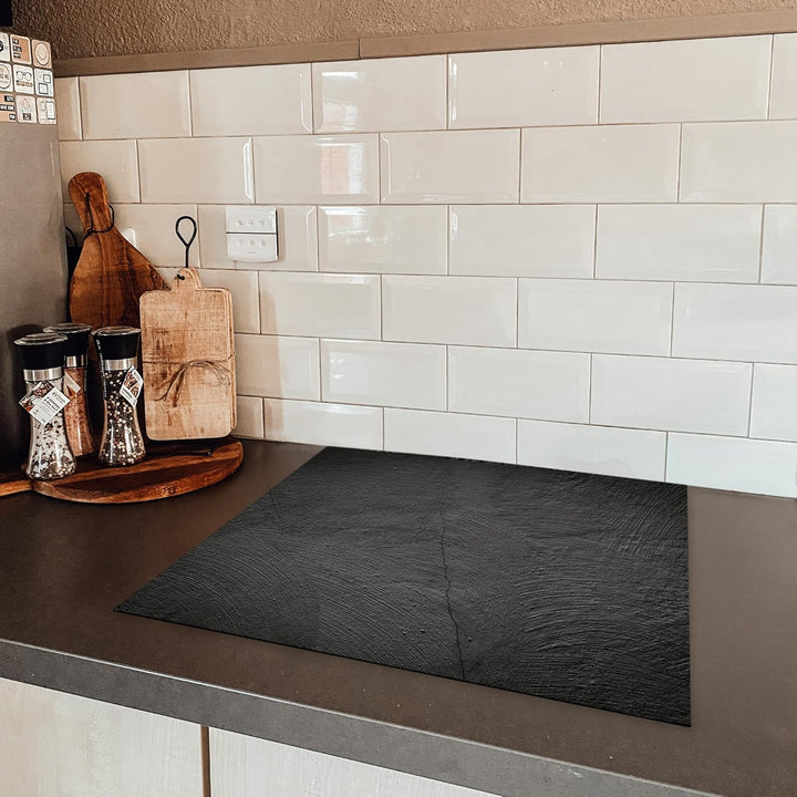 KitchenYeah© Herdabdeckplatte Einteilig Küche Herdabdeckung Induktionsfeld Ceranfeld Herdabdeckplatt