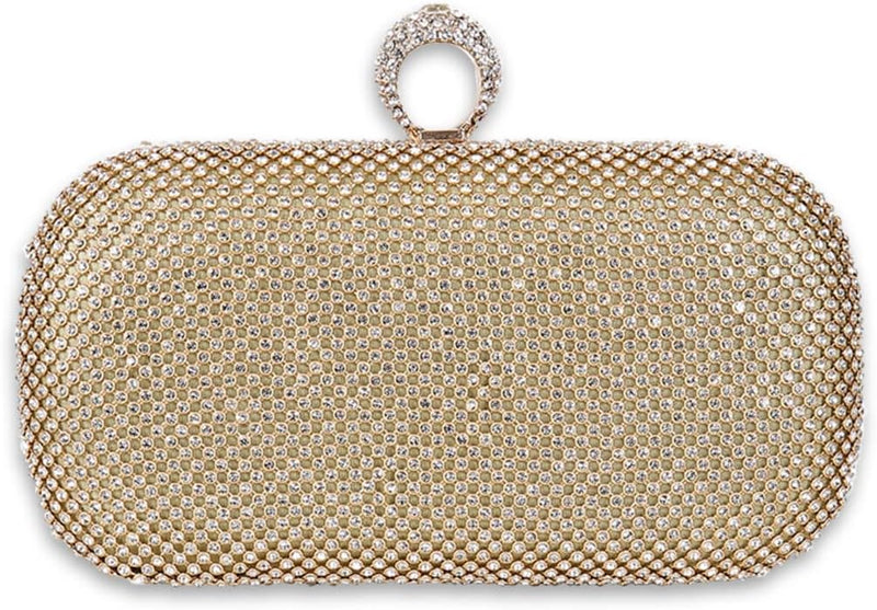 CORIOS Damen Abendtasche Strass Handtasche Damen Glitzer Clutch Strasssteine Schultertasche Braut Ha